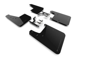 Toyota Sequoia Mud Flap - Rally Armor - UR Black Flap/Grey Logo - Black - `23-`25